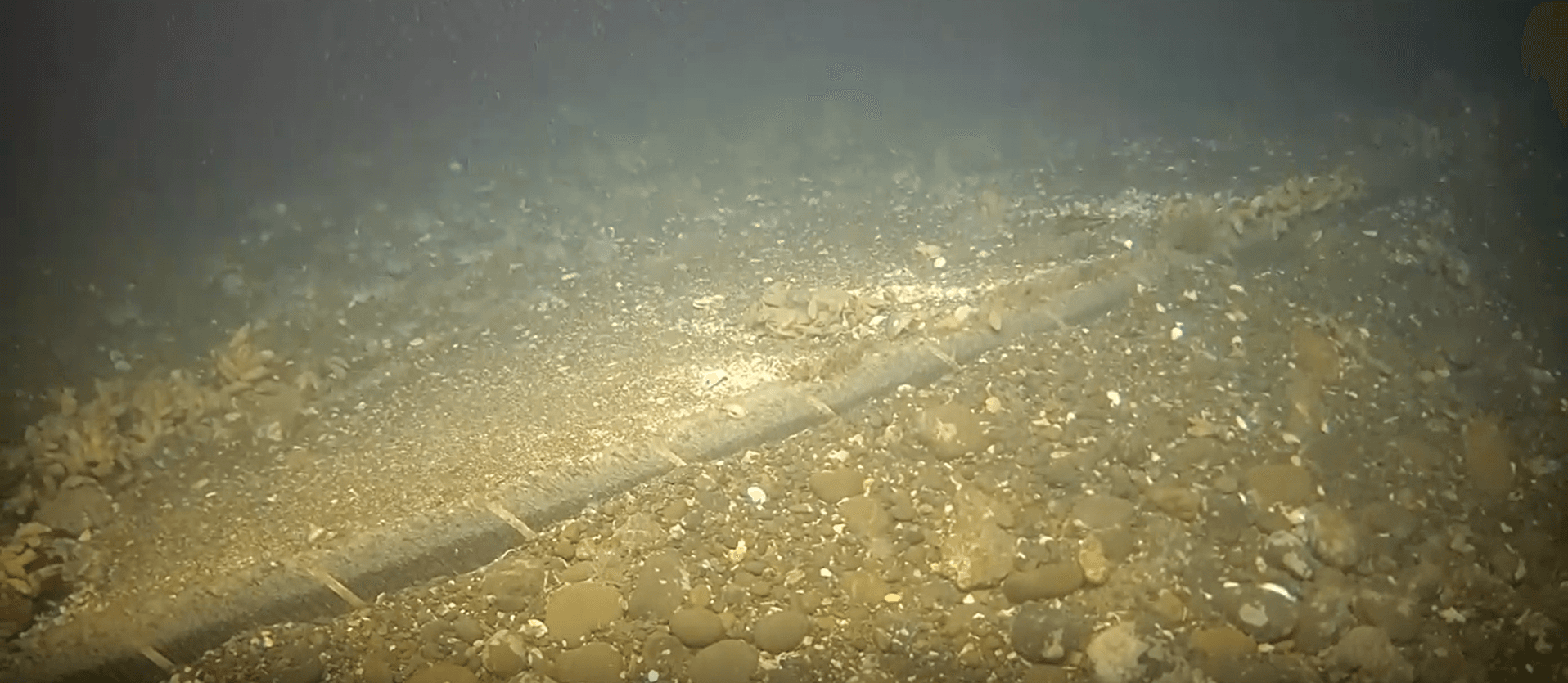 Undersea cable.